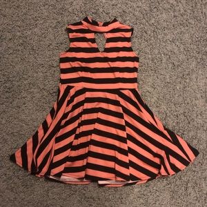 Striped Skater Dress